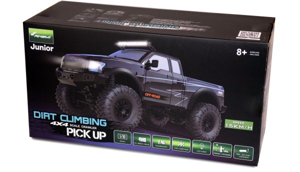 22593 Dirt Climbing PickUp Crawler 4WD 1:10 RTR schwarz